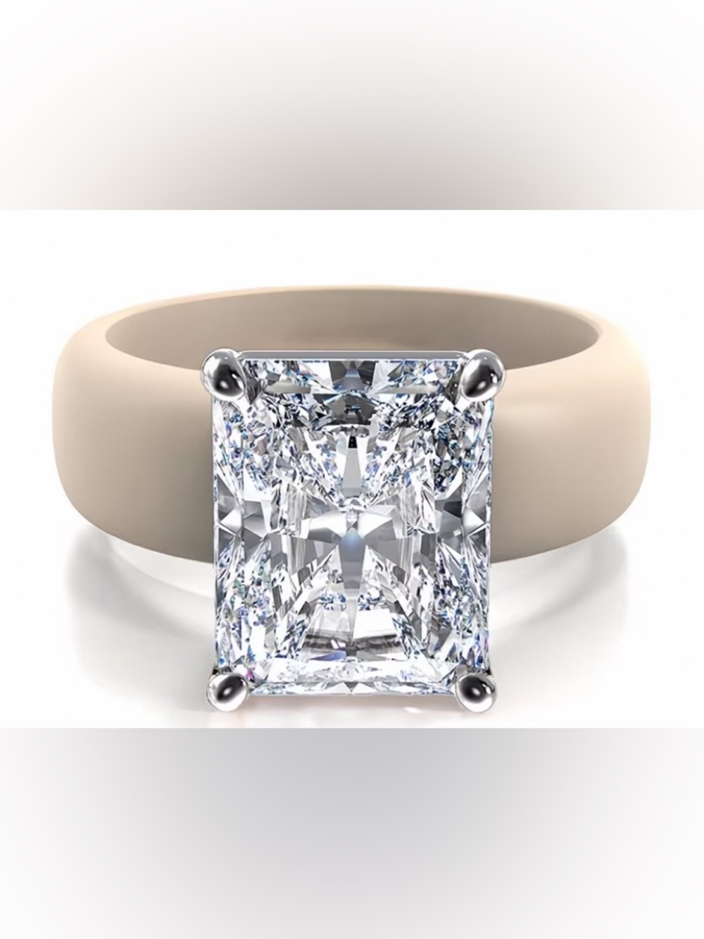 Silicone Solitaire Ring
